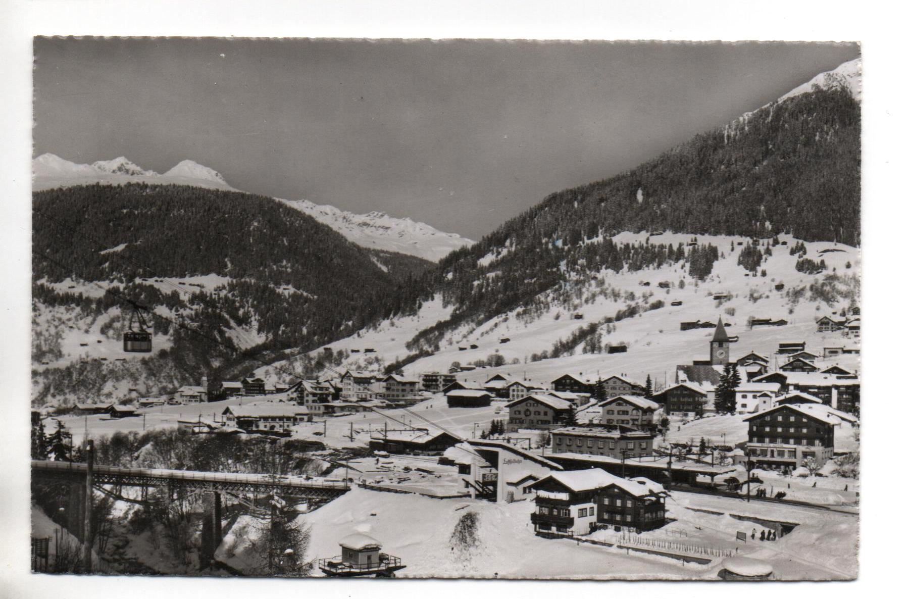 Cartes postales: KLOSTERS mit Gotschnabahn – D'occasion à Jona par philajona
