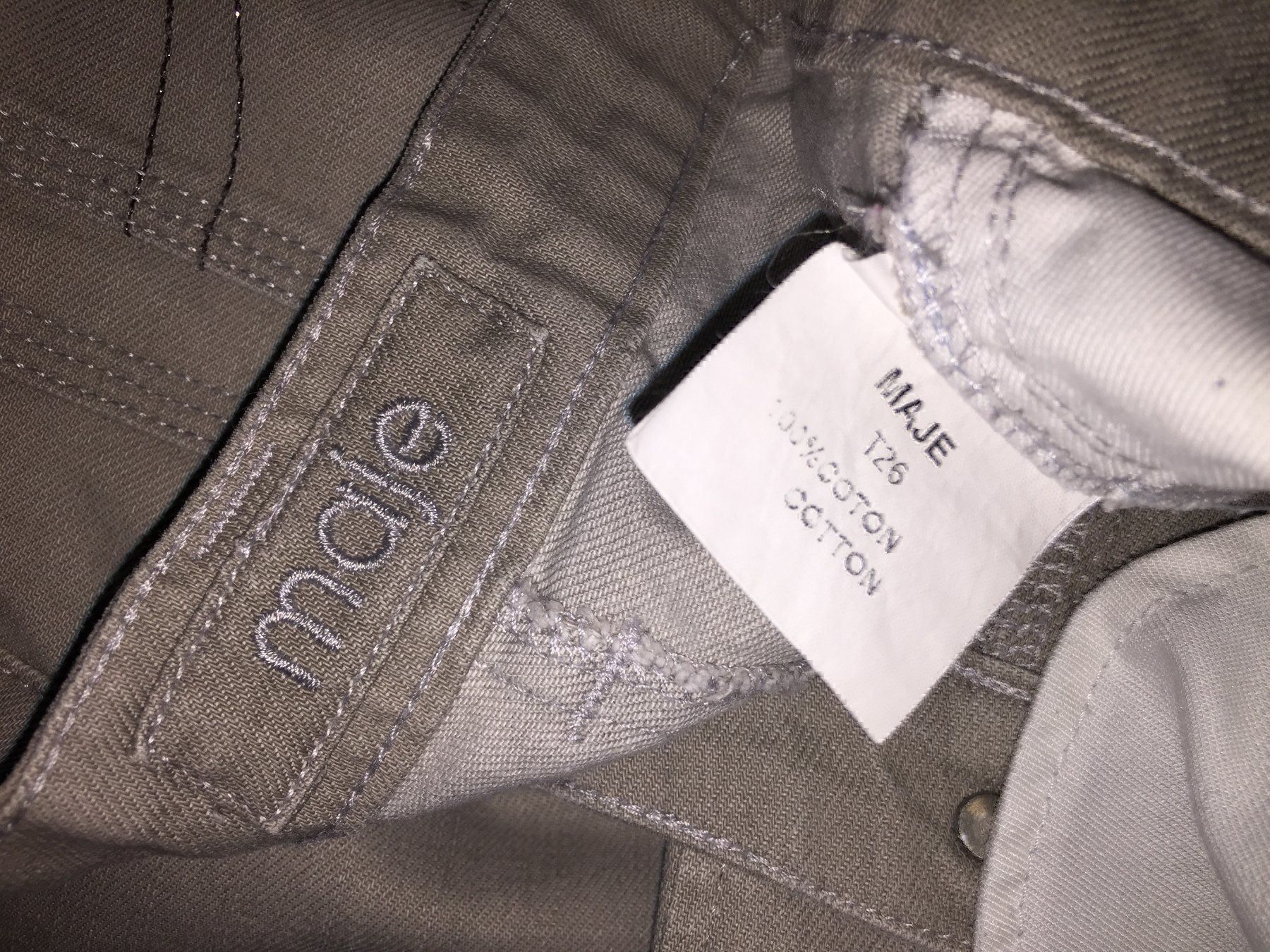 Maje Jeans: MAJE Jeans taille / Grosse 26 – Usato da Cossonay-ville venduto da Super-Price-Quality 9