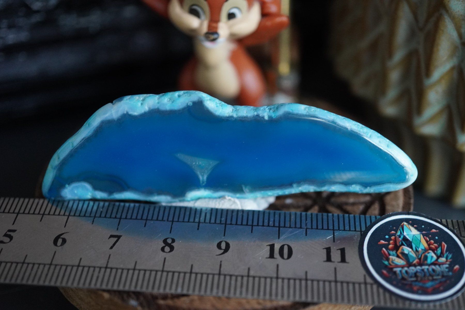 Mineralien & Heilsteine: Achat Scheibe Blau  ab  1.-     Räumung – Neu und originalverpackt aus Eschenbach SG von topstone 4