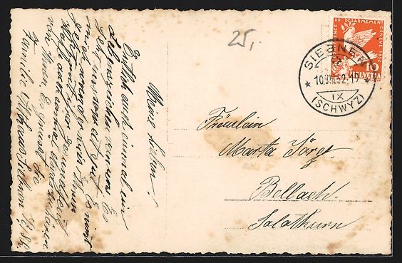 Cartes postales: Neu-Innerthal /Wäggithal, Uferpartie mi – D'occasion à Berlin par bartko-reher 1