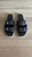 Original Saint Laurent Paris Glitzer Espadrille Slides Gr.38
