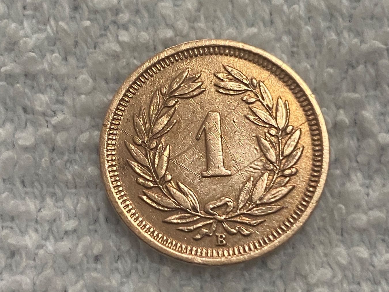 Alle Münzen: 1 centime/Rappen 1910 – Gebraucht aus Nyon von Ilmi09 1