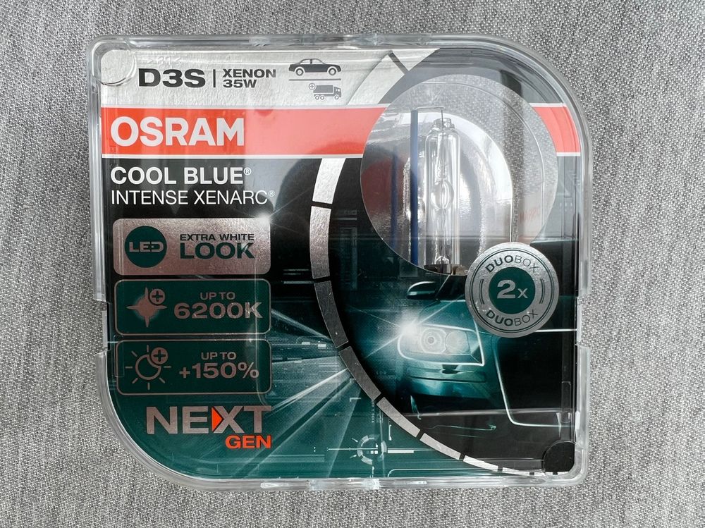 D3S Osram Cool Blue Intense Next Gen Xenon Duobox