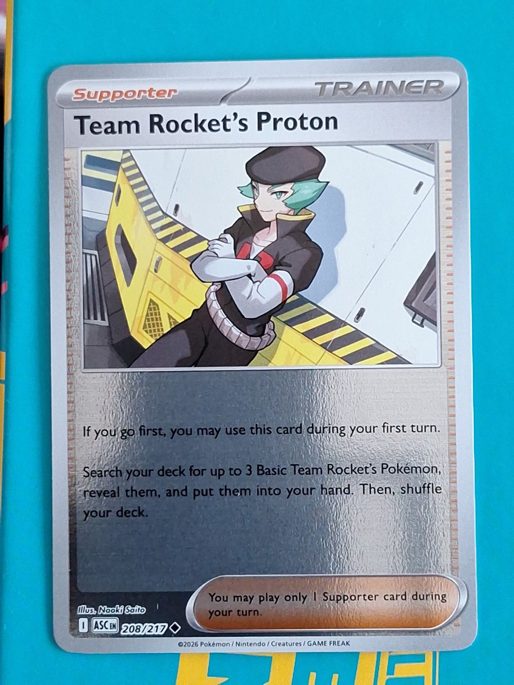 Pokémon Carte collezionabili: Team Rocket's Proton Reverse Holo - Pokemon Ascended Heroes – Usato da Altstätten SG venduto da GGsGameshop