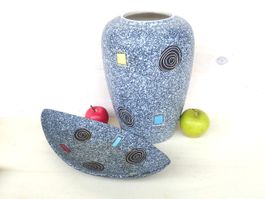 Vase Keramik Schale Design Mid Century Scheurich Foreign