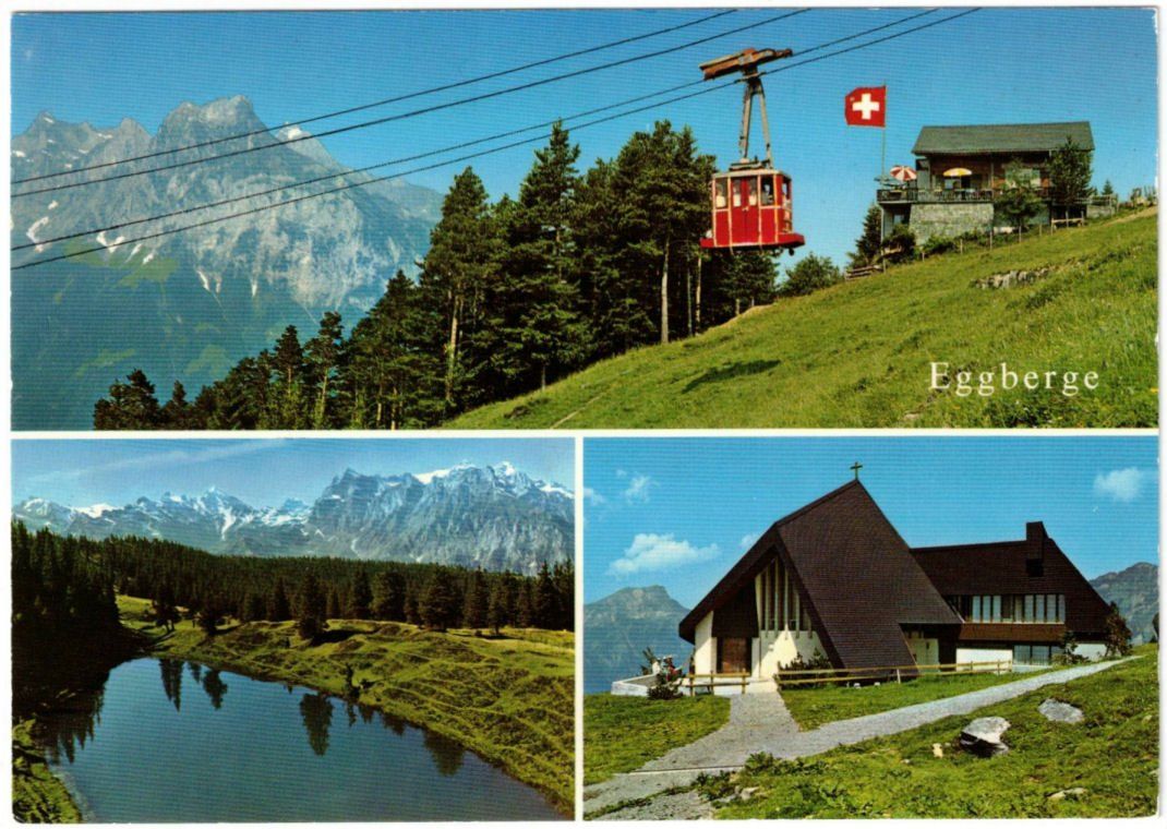 Cartoline postali: Altdorf - 3 Bild AK Eggberge – Usato da Binningen venduto da Mountainrider
