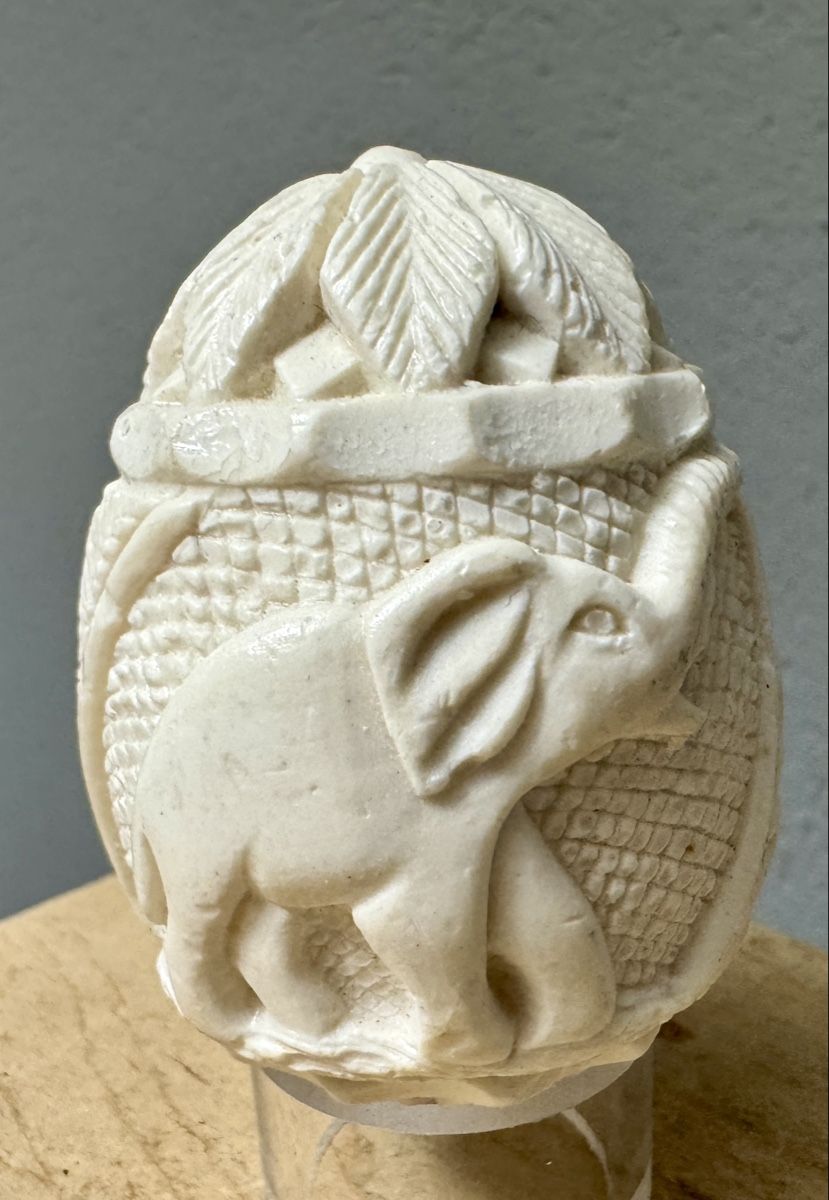 Sculture & Statue: Geschnitztes Deko Ei Meerschaum Elefant – Usato da Rothrist venduto da Luckywinner 2