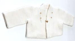 Puppenjacke aus Wollstoff - Veste de poupée en lainage