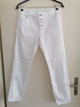 Hose C&A, Push-up look, Skinny High Rise, Weiss, Gr. 38