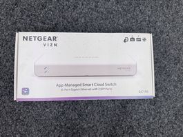 NETGEAR GC110P PoE Smart Cloud Switch 8-Port Gigabit