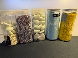 Dekosteine, farbig, verschiedene Farben, Top Zustand!