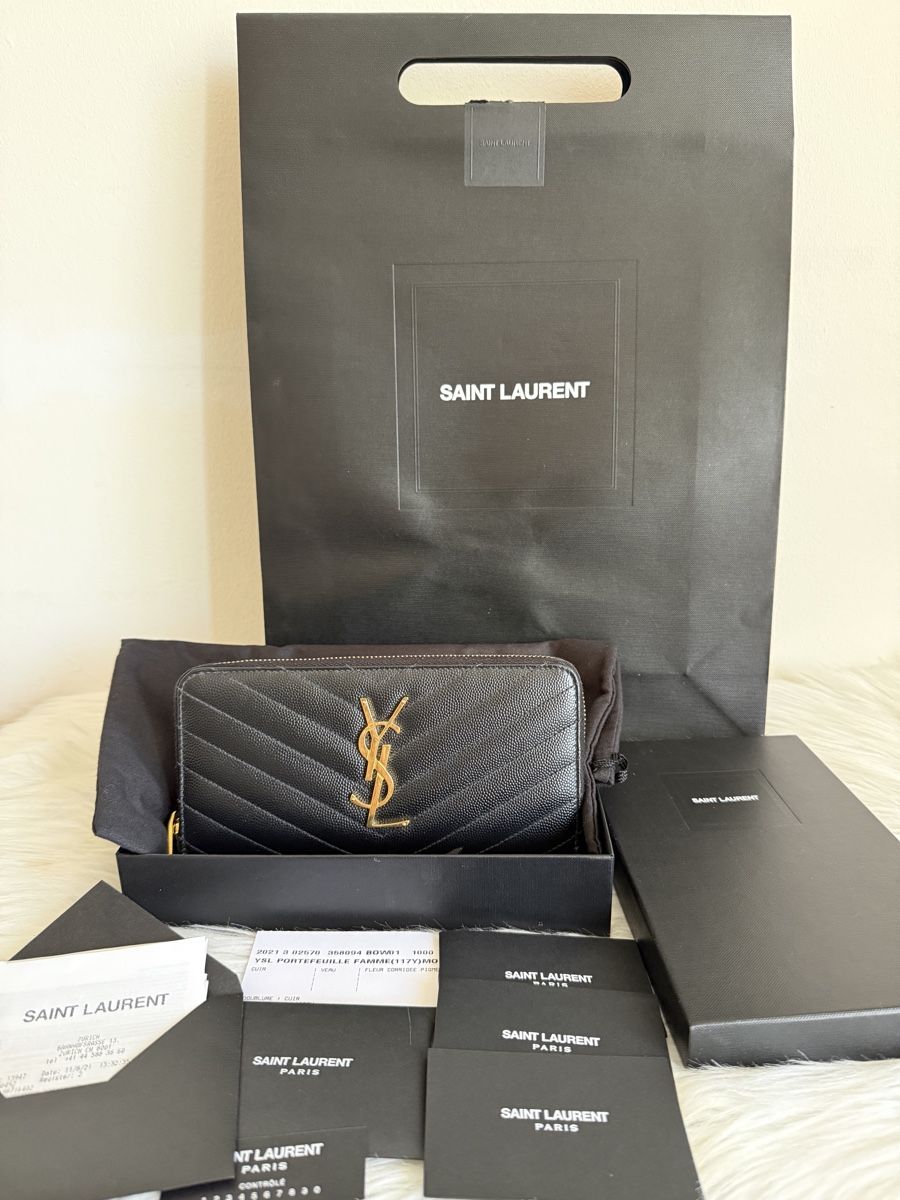 Saint Laurent Portemonnaie: Saint Lau Rent Zippy Wallet – Gebraucht aus Zürich von but_jgl8 5