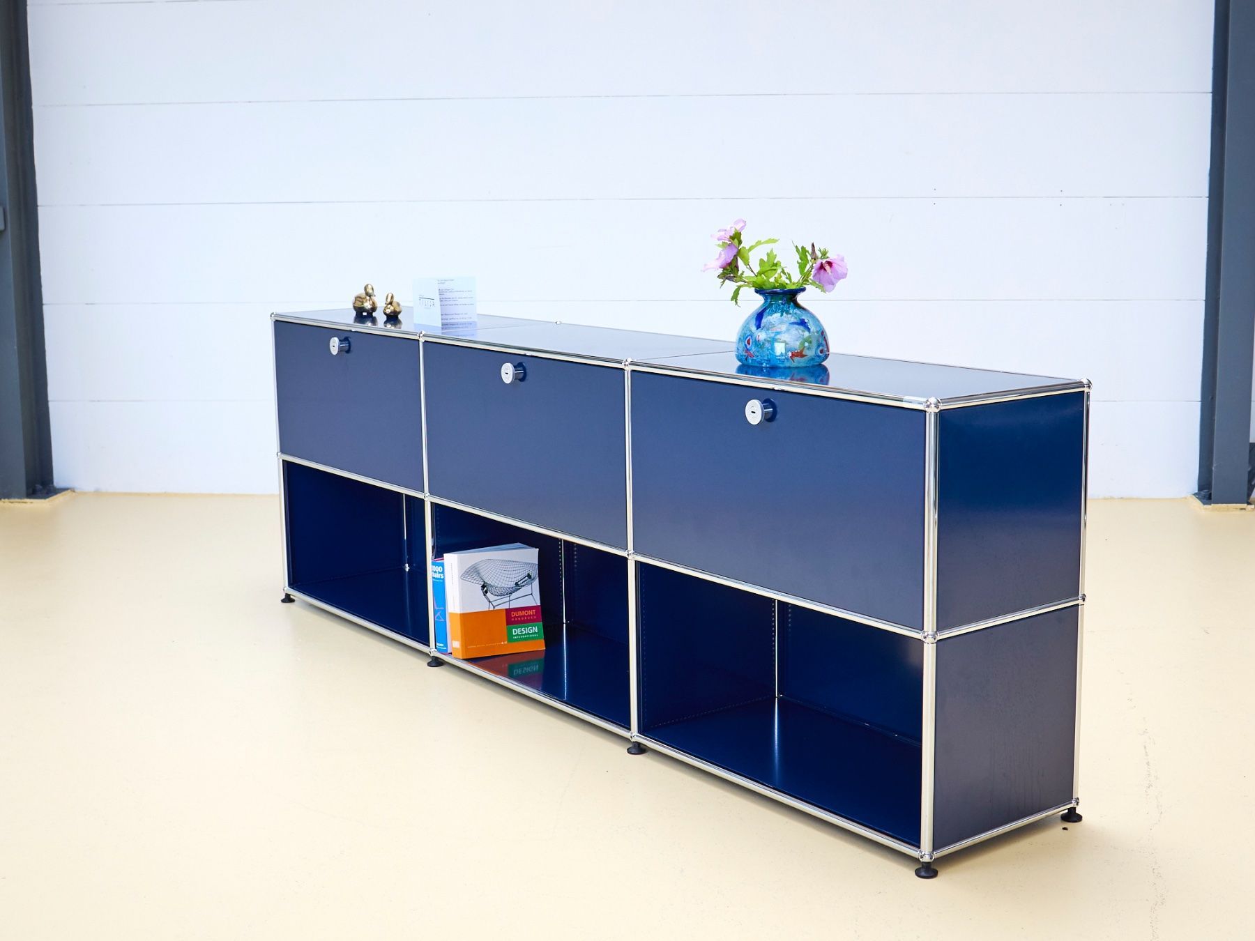 USM Scaffali: USM Sideboard Stahlblau, Umbau möglich! – Usato da Meinisberg venduto da atelier_TILIJA 3