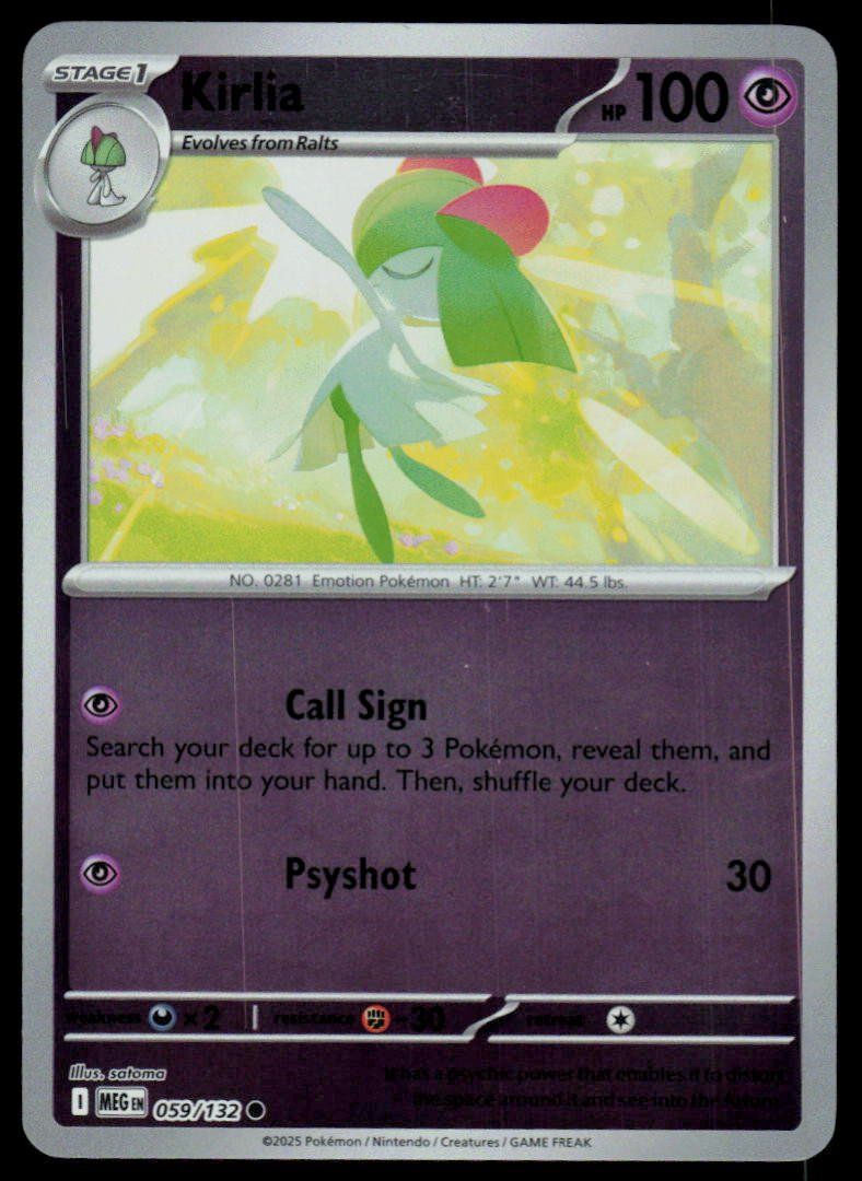 Pokémon Cartes à collectionner: Pokemon Kirlia 059/132 – D'occasion à Herisau par Pokemon2025
