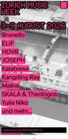 1-2 ZMW PRO PASS ZURICH MUSIC WEEK 3-9 AUGUST, NP 2x 295.- !