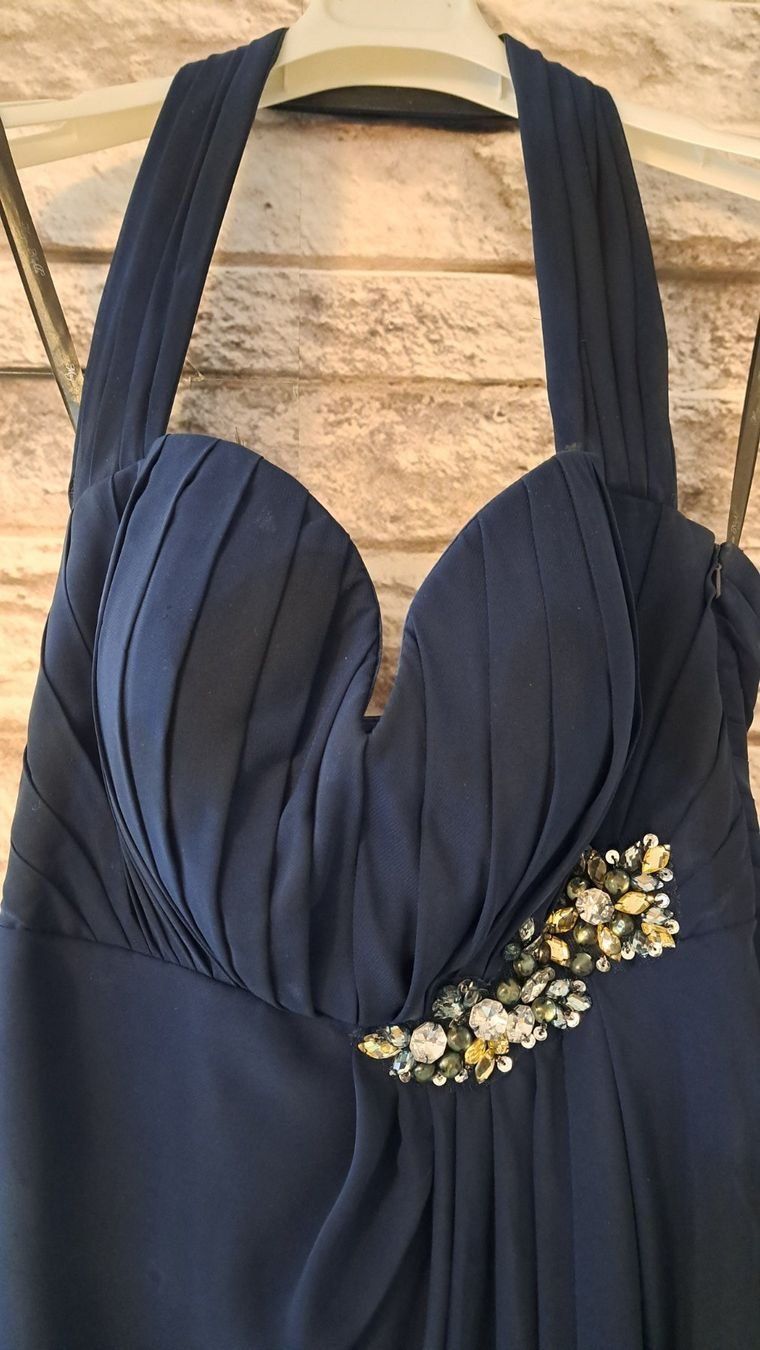 Vestiti: Abendkleid / Festkleid dunkelblau | Gr.38 – Usato da Steinhausen venduto da Ovi27 3