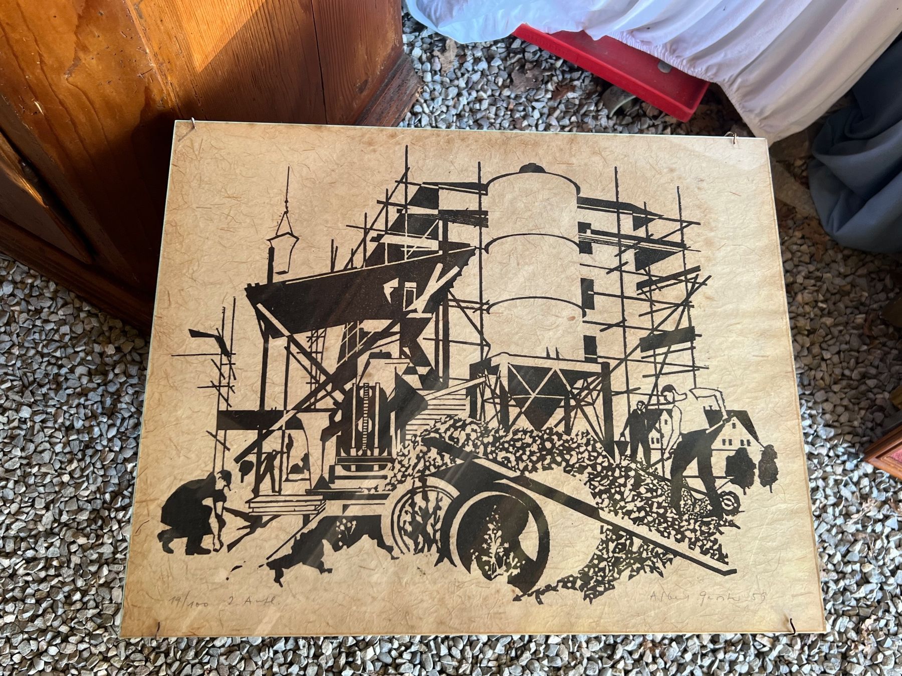 Grafica & Litografie: Lithografier mit Signatur, Nr 81 – Usato da Glattfelden venduto da maa_qcj8