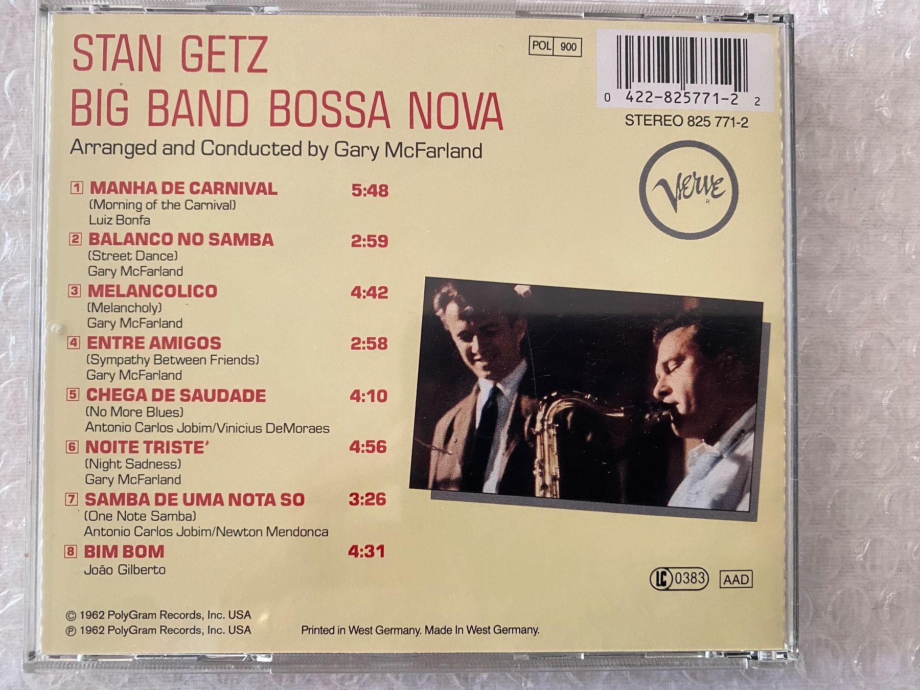 CD: Stan Getz - Big Band Bossa Nova – Nuovo (secondo la descrizione) da Duggingen venduto da Kisha010 2