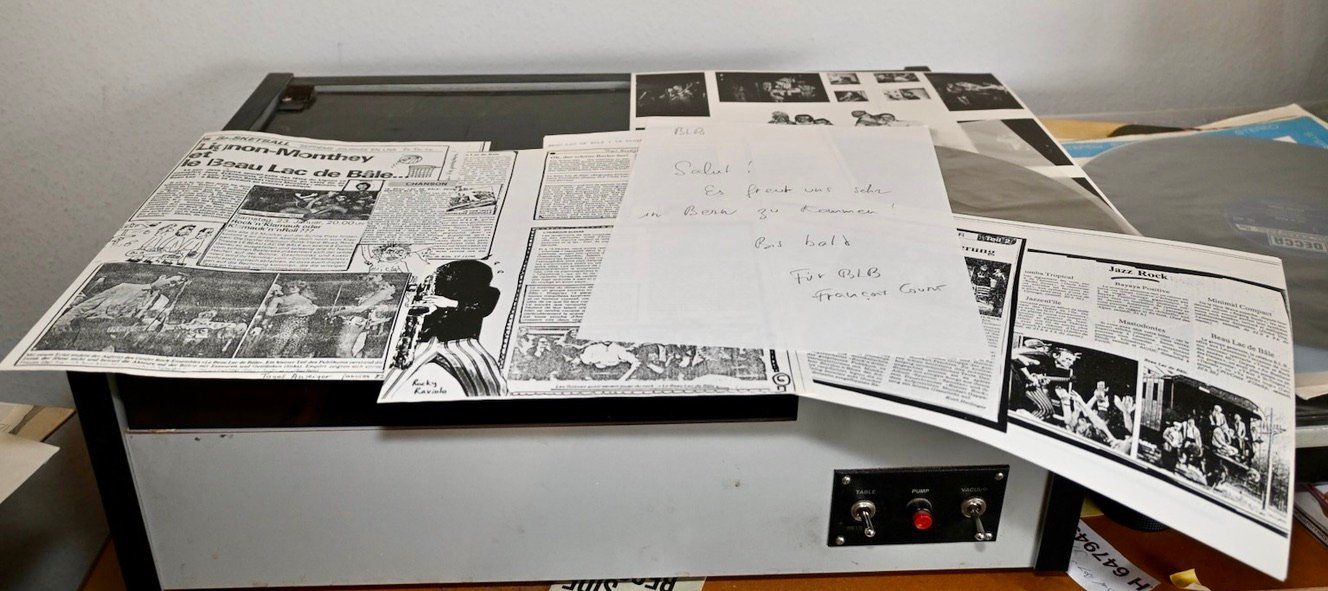 Dischi in vinile: SWISS rock LP 1984 Le Beau Lac De Bâle mit PROMO SHEETS – Usato da Pfaffhausen venduto da mono_rec 1