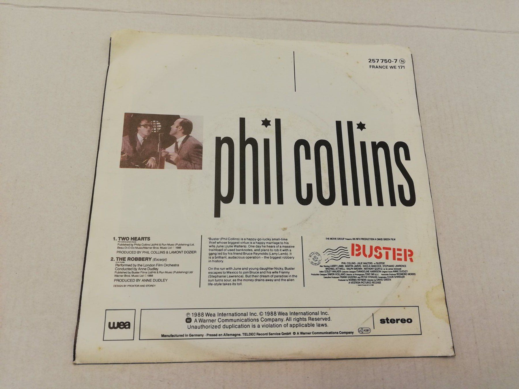 Dischi in vinile: PHIL COLLINS - TWO HEARTS (SINGLE 7") – Usato da Bern venduto da Vinylsound.ch 1
