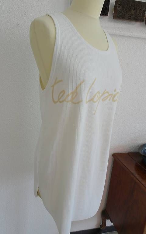 T-shirt: Ted Lapidus vintage T-Shirt, Grösse 38 – Usato da Locarno venduto da Sicabe 2