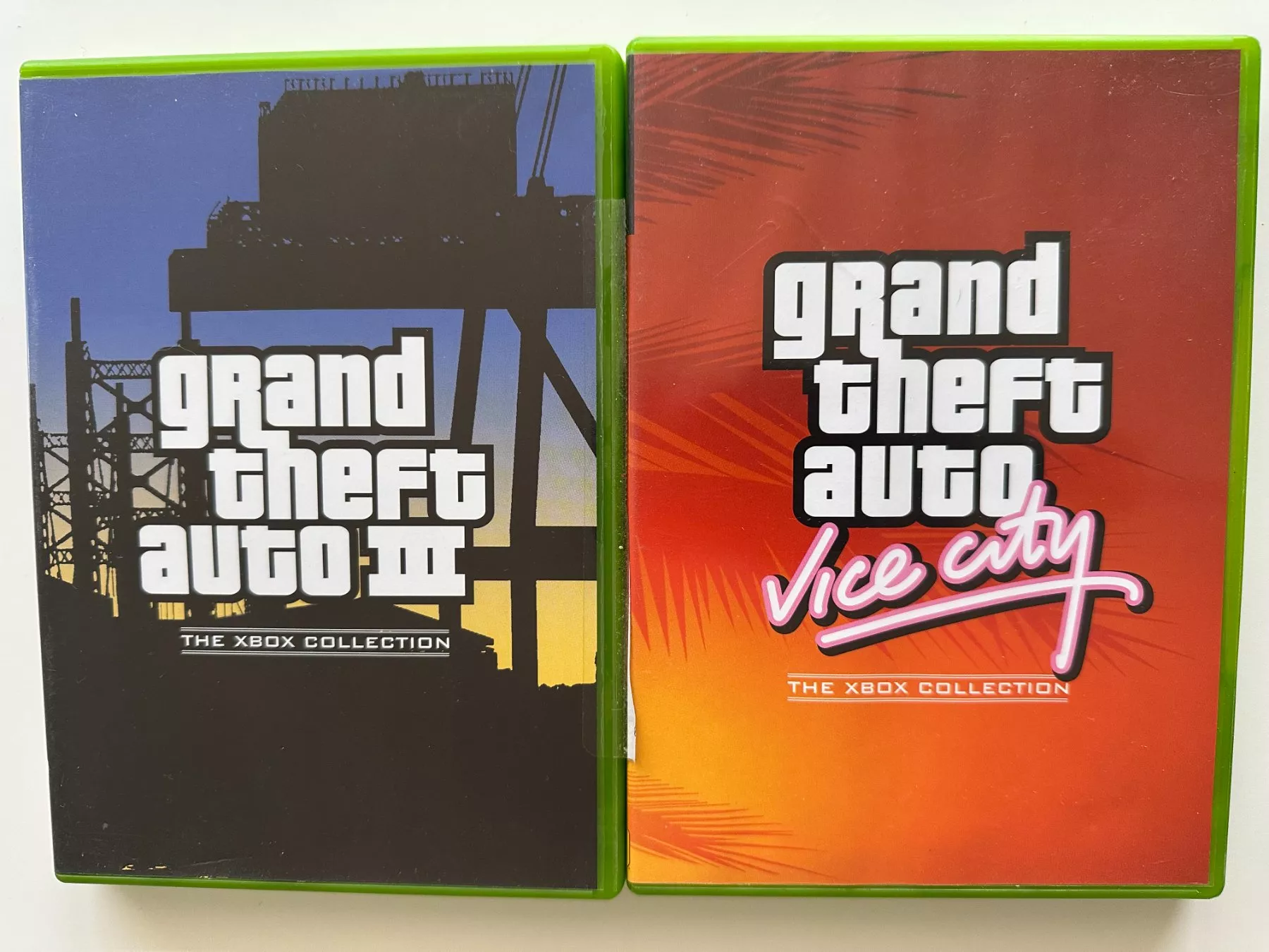 Jeux Xbox GTA III + Vice City - Double Pack En état Correct - Collection Rétro