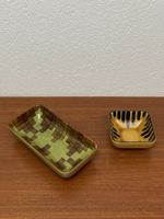 2x eckige vintage Keramik Schale swiss made Snackschalen 50s