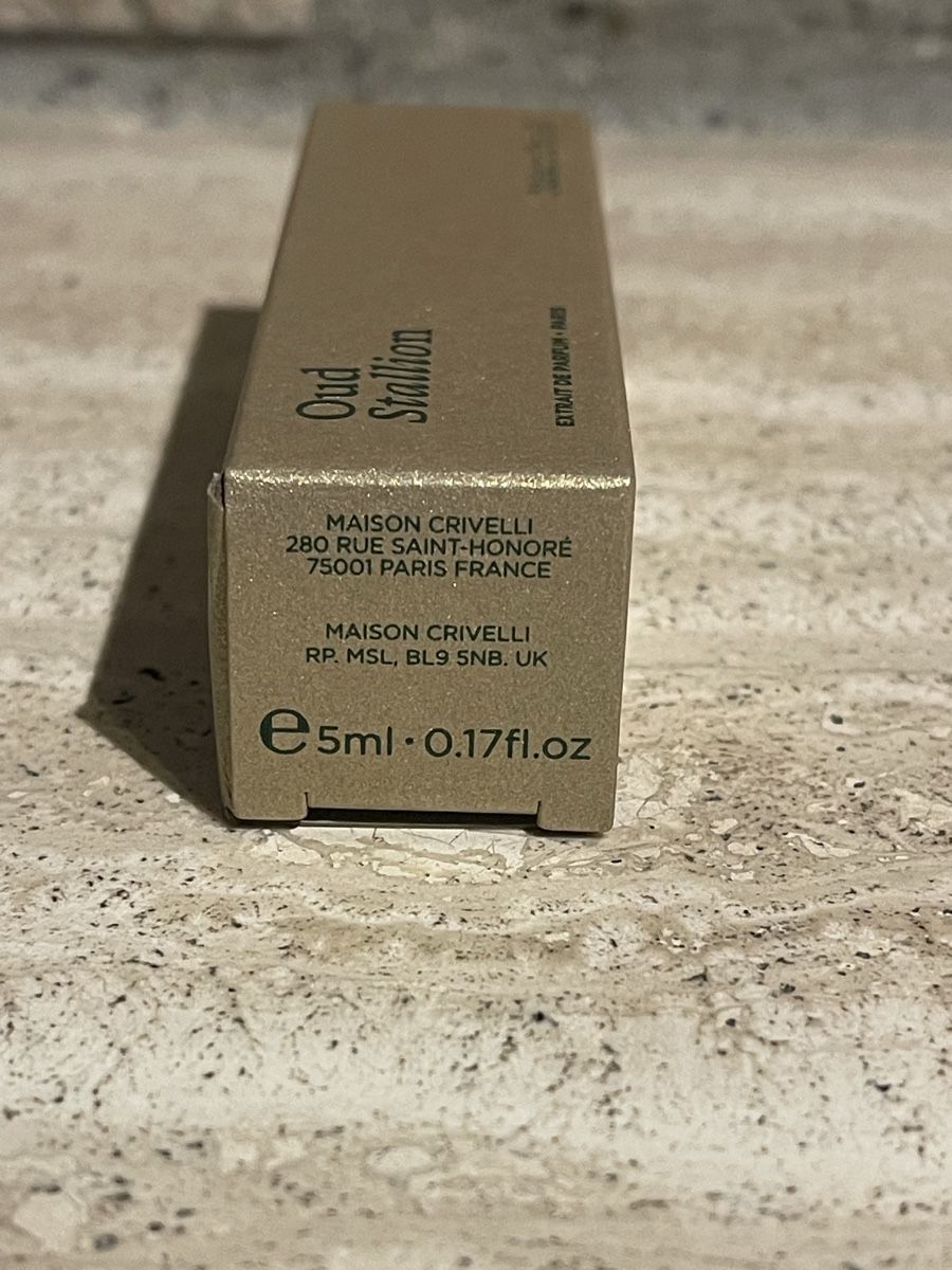 Profumi & Eau de Toilette: Maison Crivelli - Oud Stallion Extrait, 5ml. Neu. – Nuovo e nell'imballaggio originale da Oberdorf BL venduto da Fiomina1 1