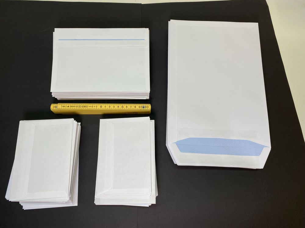 Fußball Briefumschläge 30 Stück DIN Lang - Selbstklebend Ohne Fenster Für Einladungen