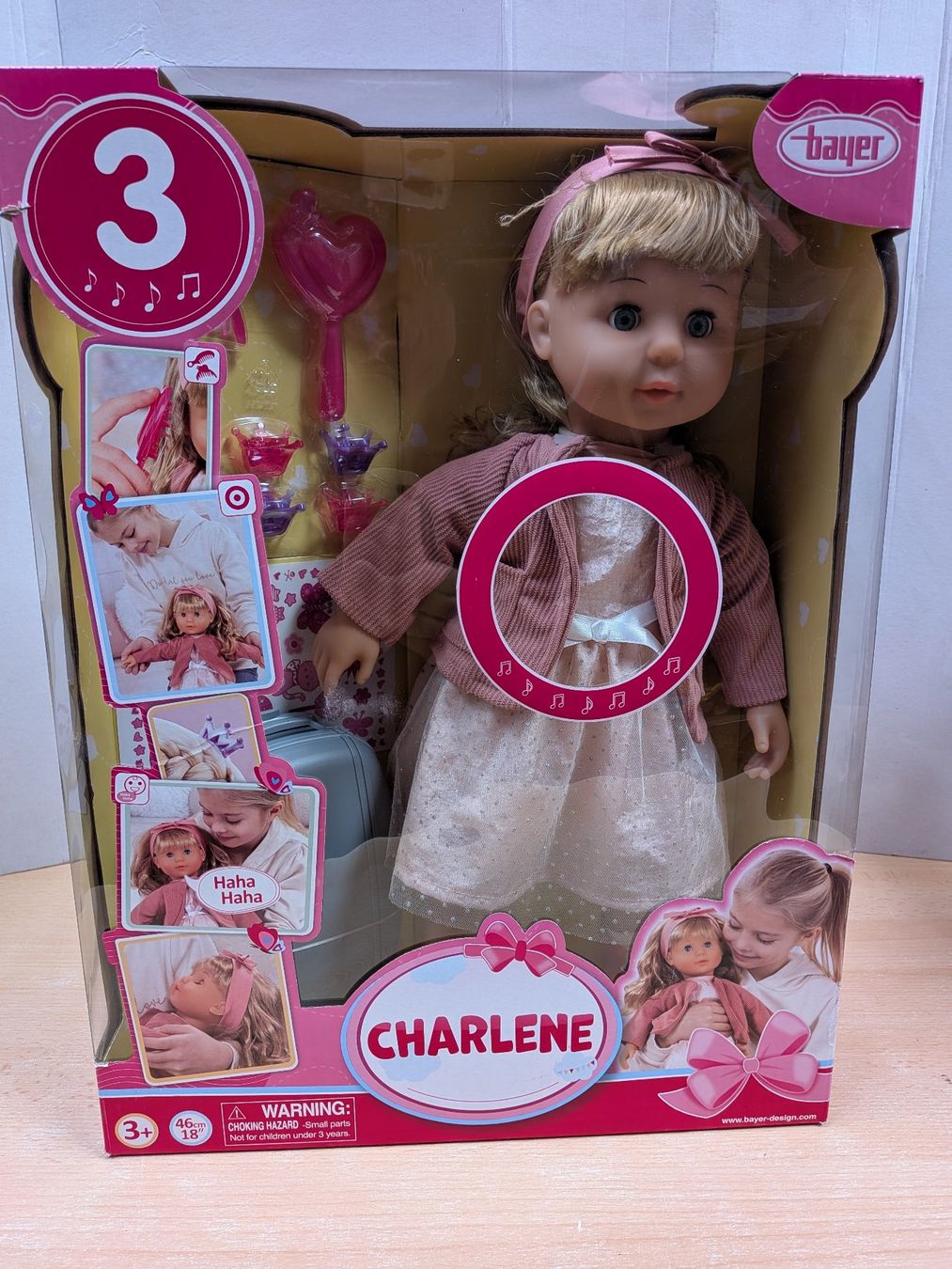 Spielzeuge: Bayer Charlene Puppe 46cm – Neu (gemäss Beschreibung) aus Hefenhausen von Spielwaren-Discount