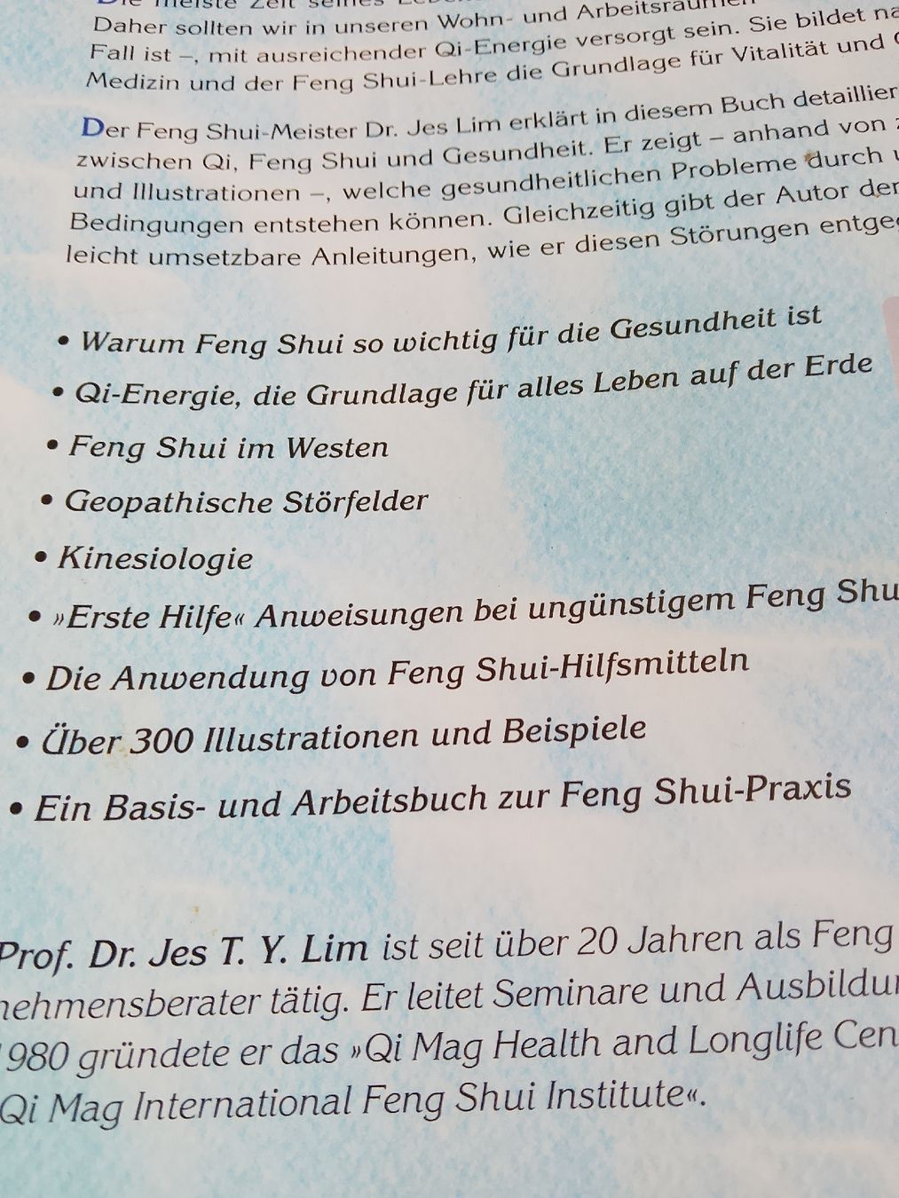 Libri: Fengshui und Gesundheit – Nuovo (secondo la descrizione) da Volken venduto da katz5 7