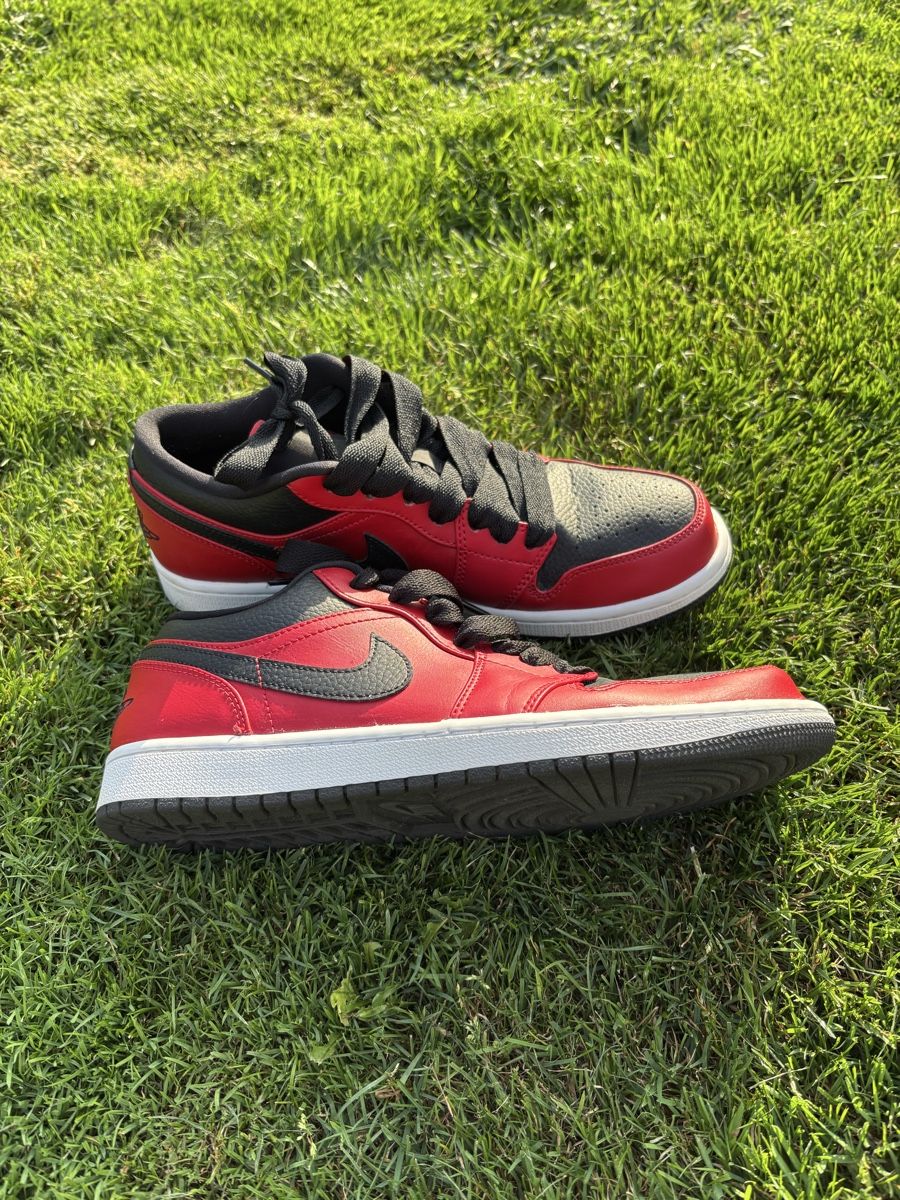 Nike Herrenschuhe: Air Jordan 1 Low Varsity Red – Neu (gemäss Beschreibung) aus Langendorf von Angeleyes3 3