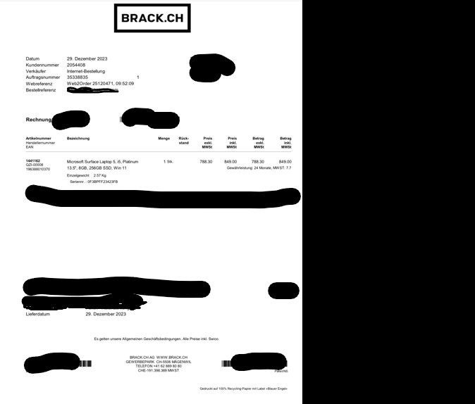 Microsoft Notebooks: Microsoft Surface Laptop 5 – Gebraucht aus Zürich von dokhmal 6