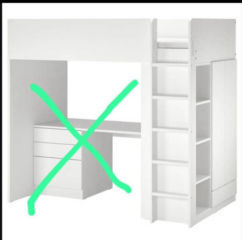 Letti: Bett von Ikea SMÅSTAD – Usato da Horriwil venduto da Niiiiiiikkkaaa 2