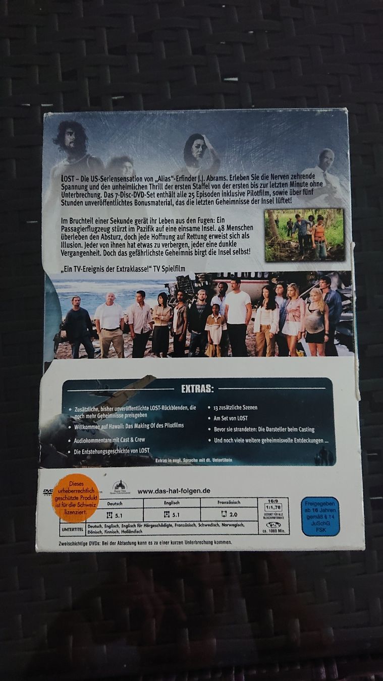 Alle DVDs: LOST Staffel 1 DVD Box-Set komplett – Gebraucht aus Bönigen von Mis1513 1