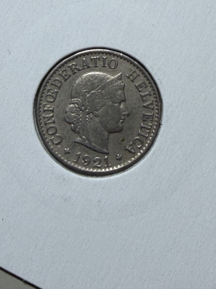 Tutti le monete: CH - 5 cts - 1921 – Usato da Payerne venduto da Mike1682 1