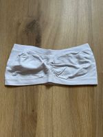 Soutient-gorge sans armature/coussins blanc sans bretelles
