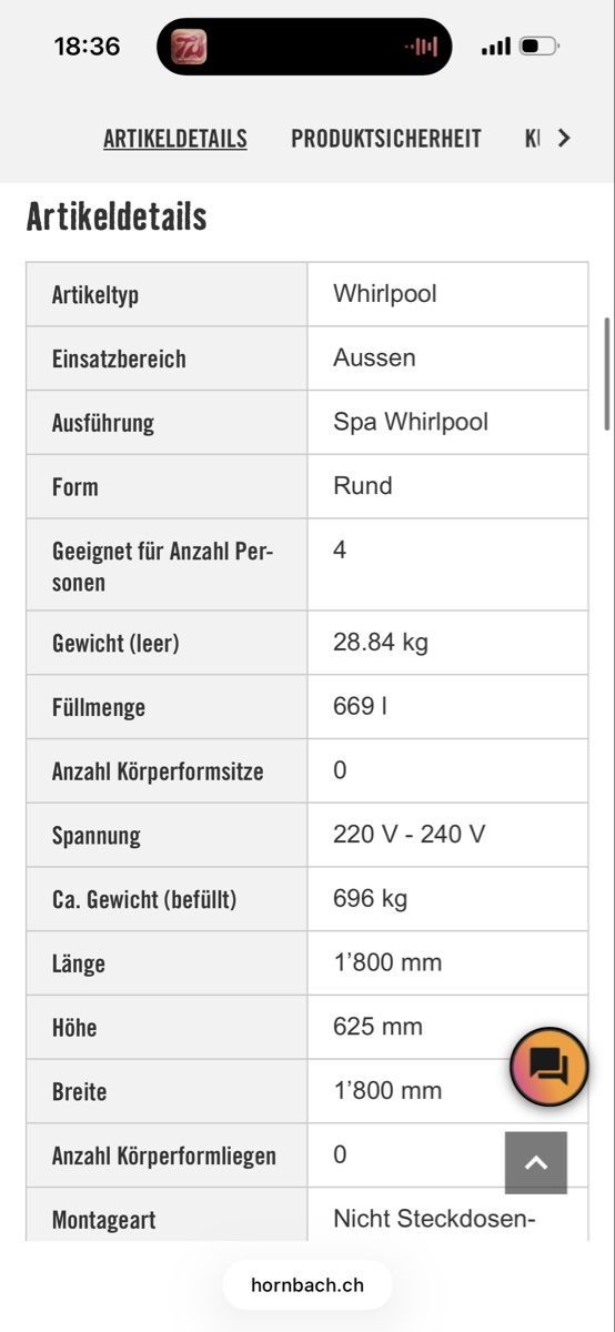 Whirlpool: Whirlpool Lay-Z-Spa – Gebraucht aus Hergiswil NW von Kylee 3