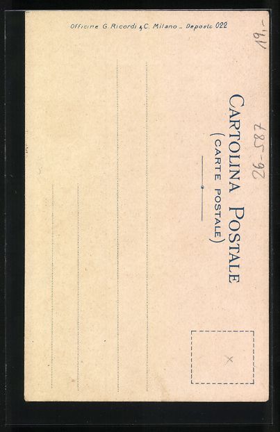 Cartoline postali: Adolfo Hohenstein: Szene aus der Oper Ir – Usato da Berlin venduto da bartko-reher 1