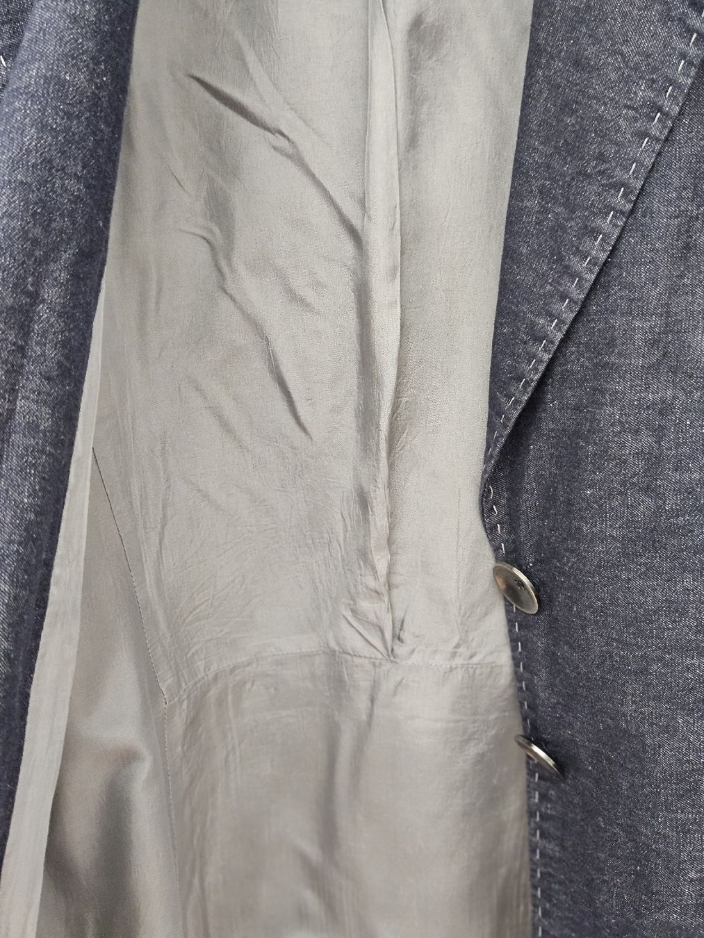 Comma Giacche: Toller Comma Blazer, Gr. 38, Baumwolle/Leinen - jeanslook – Usato da Wohlen AG venduto da Colina 3