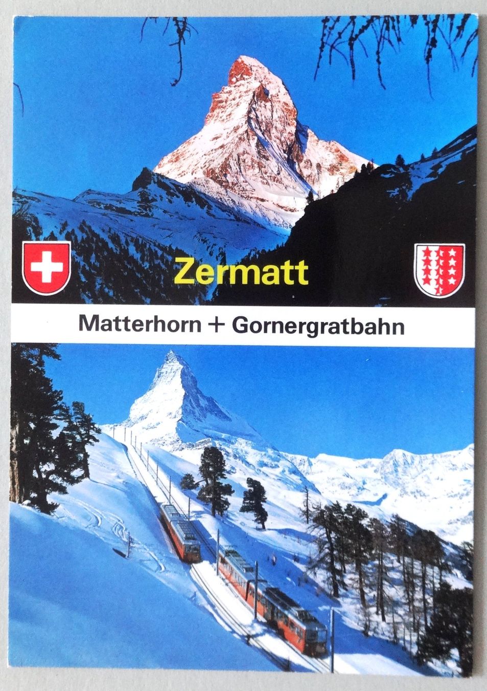 Cartes postales: Matterhorn 4478 m - Gornergratbahn – D'occasion à Fétigny par Billy2miny
