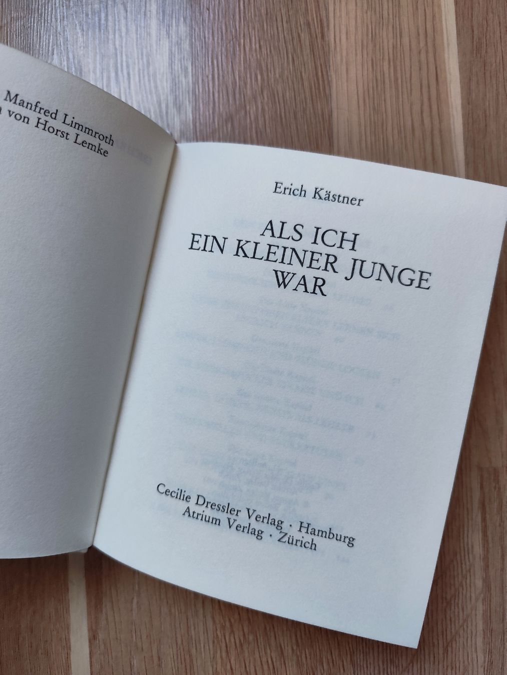 Bücher: Erich Kaestner Als ich ein kleiner Junge war – Gebraucht aus Mägenwil von VintageGirly 3