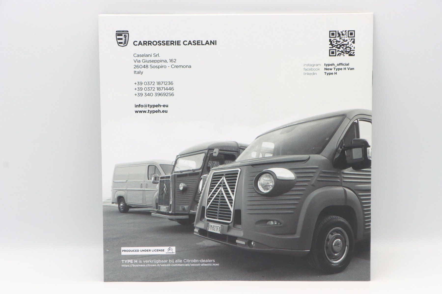 Citroën Dokumente: Citroen Caselani Type H 2023 Prospekt – Gebraucht aus Bühl b.Aarberg von Collectorpassions 1