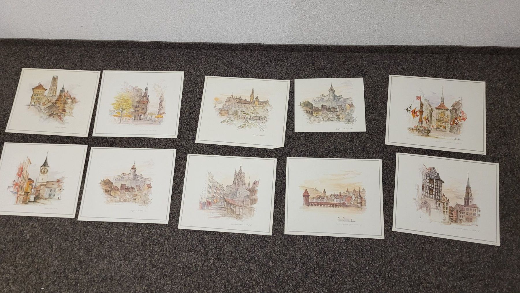 Foto & Immagini: 10 Stk. Schweizer Grafiken – Usato da Trin Mulin venduto da jerb 2