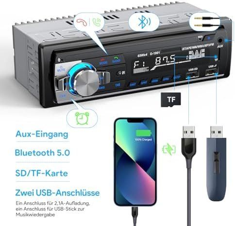 Radio: Autoradio 1DIN BT – Nuovo e nell'imballaggio originale da Hundwil venduto da tec_mm27 2