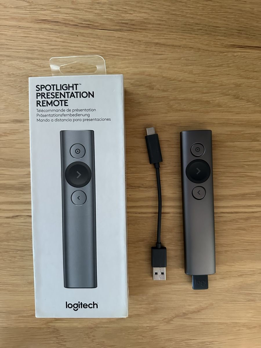 Logitech Fernbedienungen: Logitech Spotlight Presentation Remote Grey New – Neu (gemäss Beschreibung) aus Ecublens VD von fufu1024