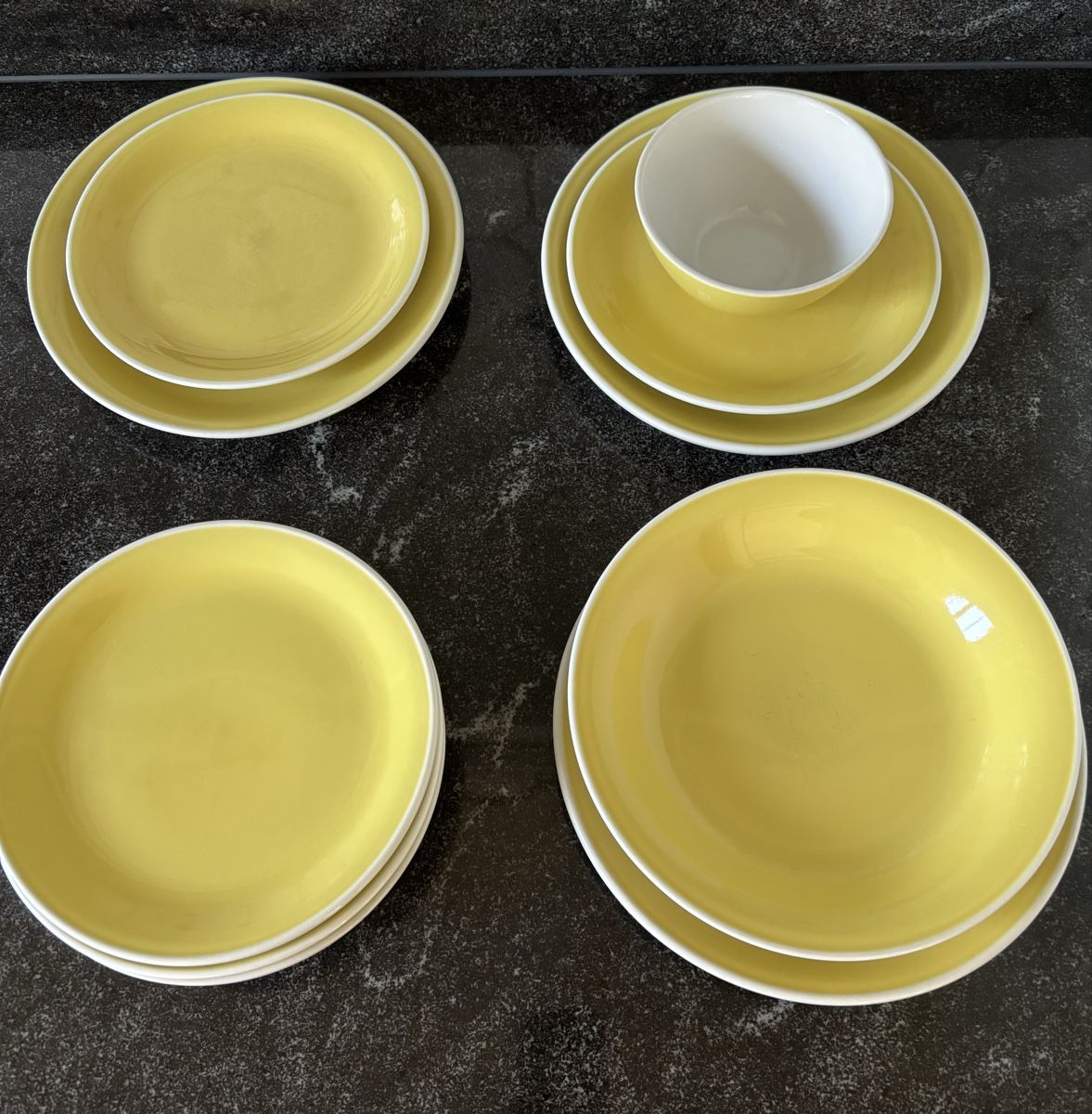 Rössler Services de table: 12teiliges Rösslergeschirr, gelb – D'occasion à Sarmenstorf par Reki15 2