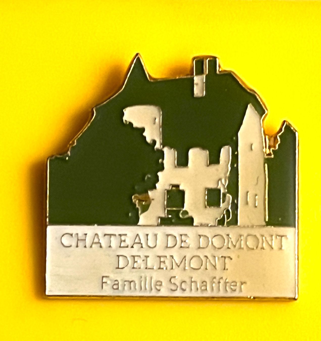 Placchette & Badge: Pin - Château de Domont Delemont – Usato da Renan BE venduto da johncactus