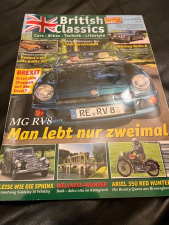 Britisch Classics 5/2016/ MG RV8/ Bentley/Jaguar