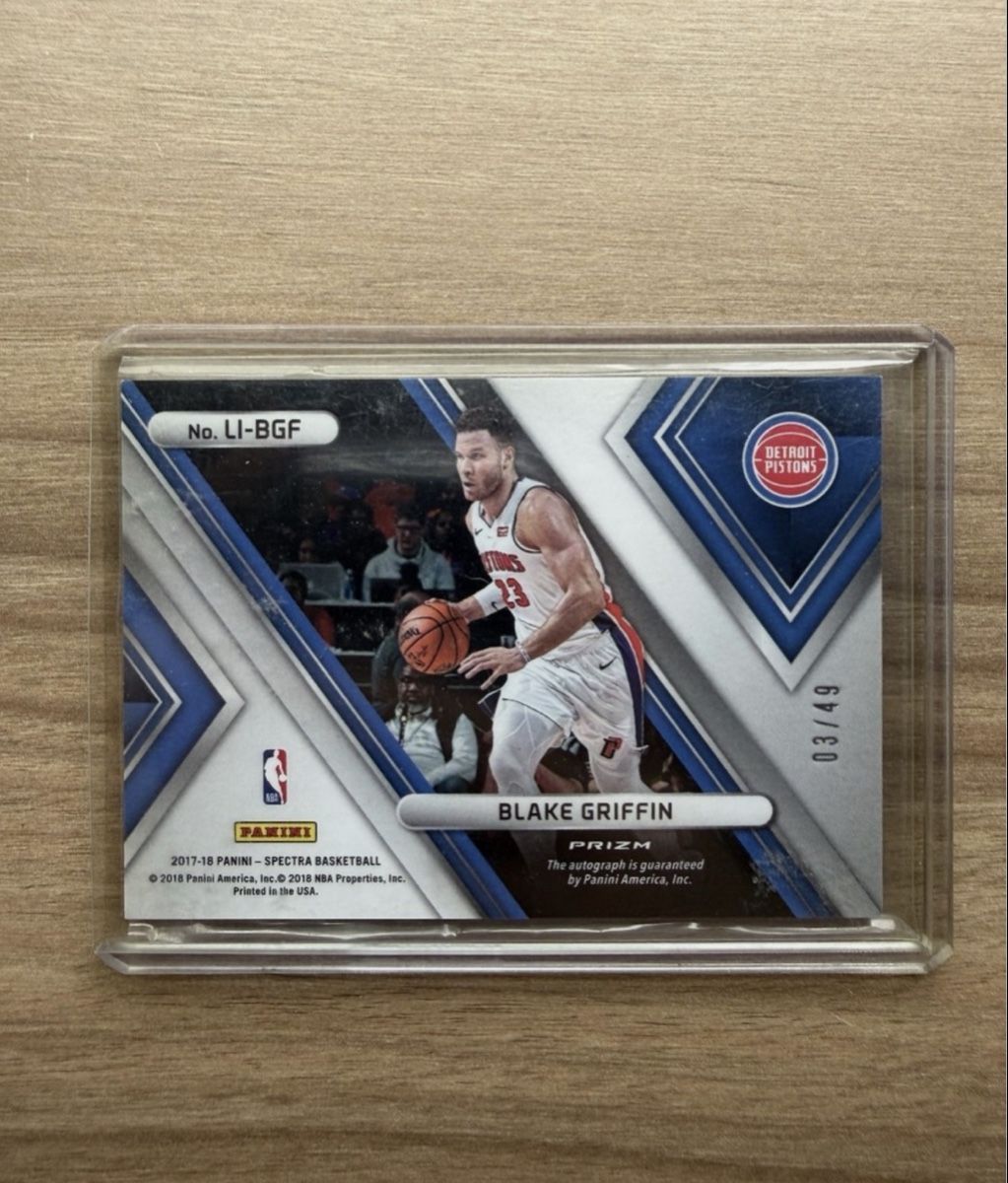 Nba Carte collezionabili: NBA Blake Griffin Spectra Autograph /49 – Usato da Moudon venduto da AndreSR89 1